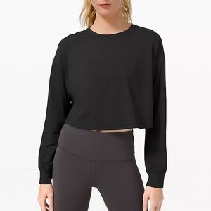 NWT Lululemon Muscle Love Long Sleeve Shirt - black